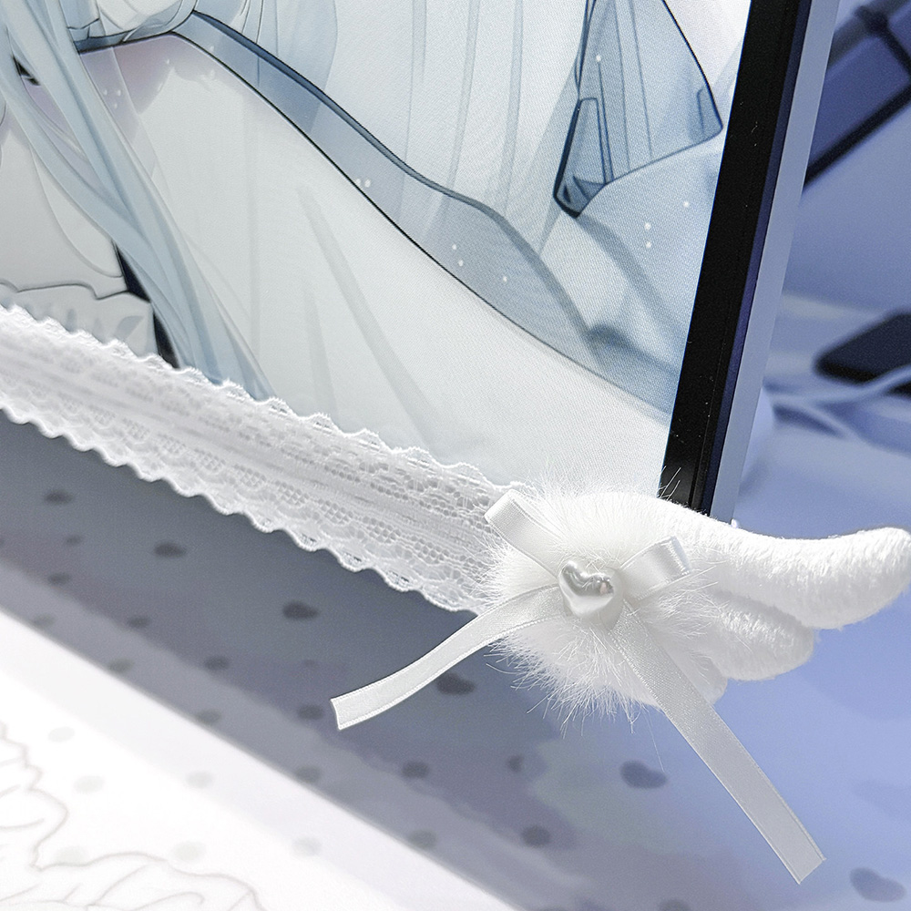 Office Technologies - New Screen Decor White Lace Monitor