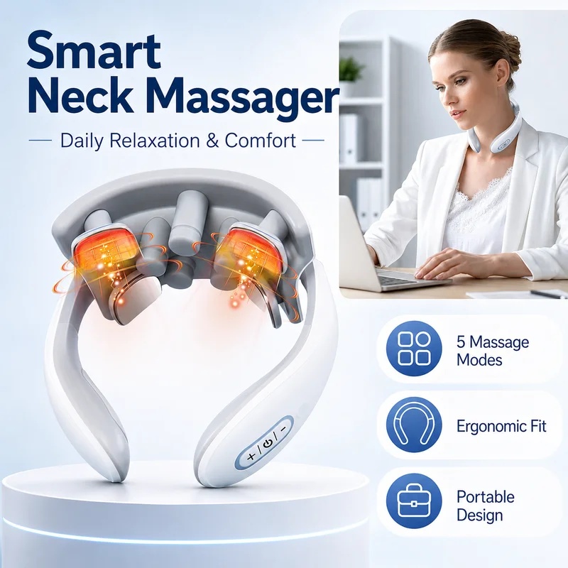 Office Technologies - Smart Neck Massager for Adults, 5