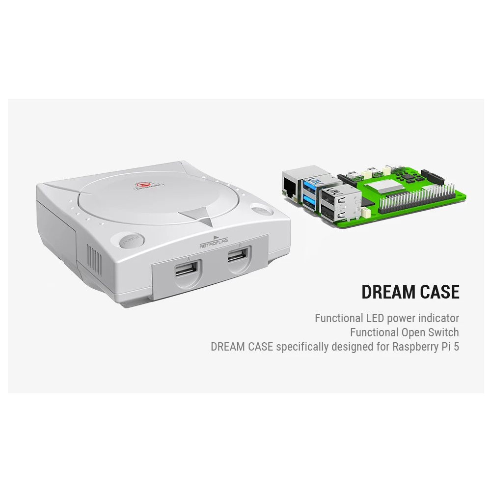 Raspberry Pi Keyboard - Retroflag RF Dream Case with Cooling