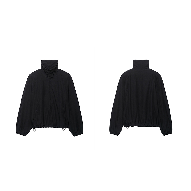 Office Tech Jacket - Guobioziy Women's Stand-Collar Tech Fabric Jacket