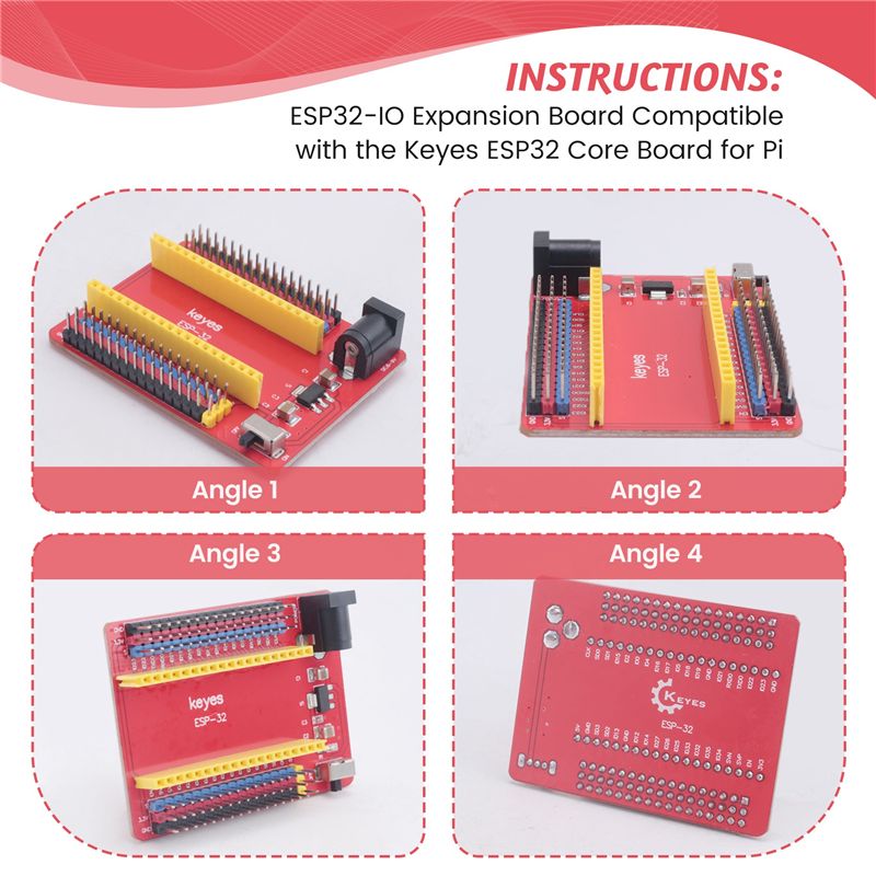A01E-ESP32-IO Expansion Board  - Raspberry Pi Keyboard recension och pris