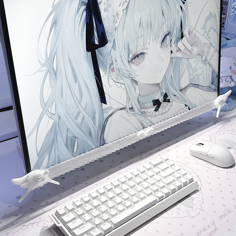 New Screen Decor White Lace Mo - Office Technologies recension och pris