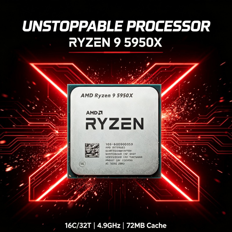 Desktop Component CPU AMD R9 5 - Amd Cpu Ryzen 9 recension och pris