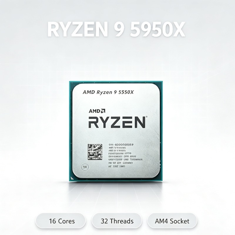 Desktop Component CPU AMD R9 5 - Amd Cpu Ryzen 9 recension och pris