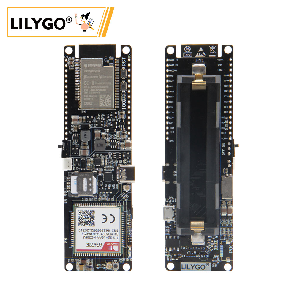 LILYGO® TTGO T-A7670G/E/SA R2  - 4G Lte Router Sim recension och pris