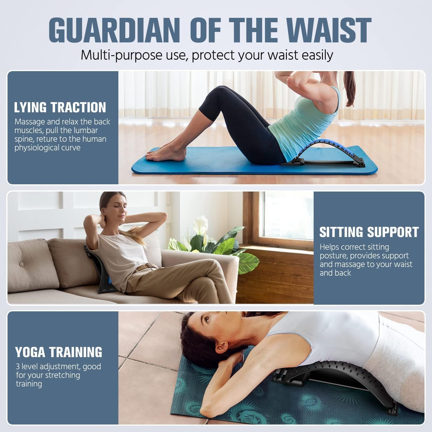 Multi-Level Back Stretching De - Office Technologies recension och pris