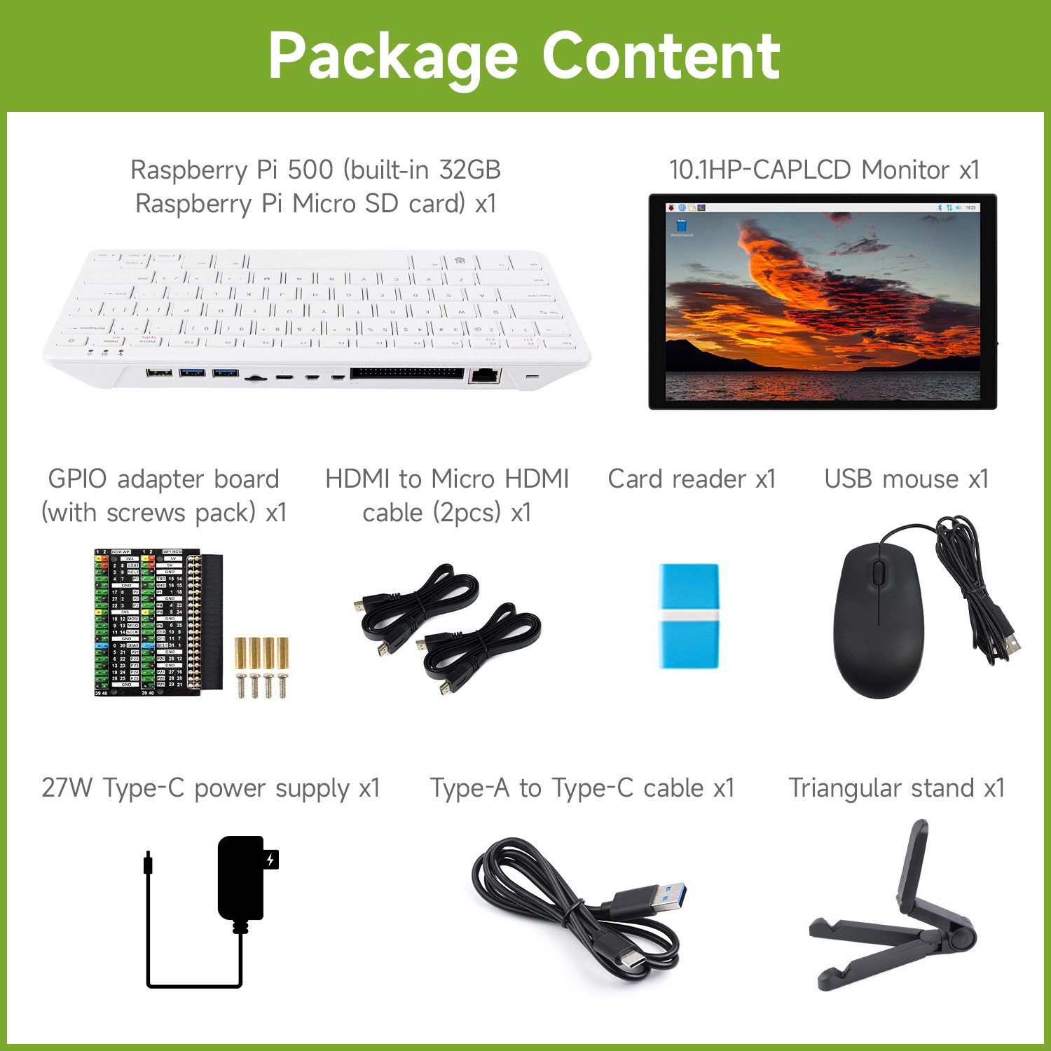 Raspberry Pi 500 with Waveshar - Raspberry Pi Keyboard recension och pris