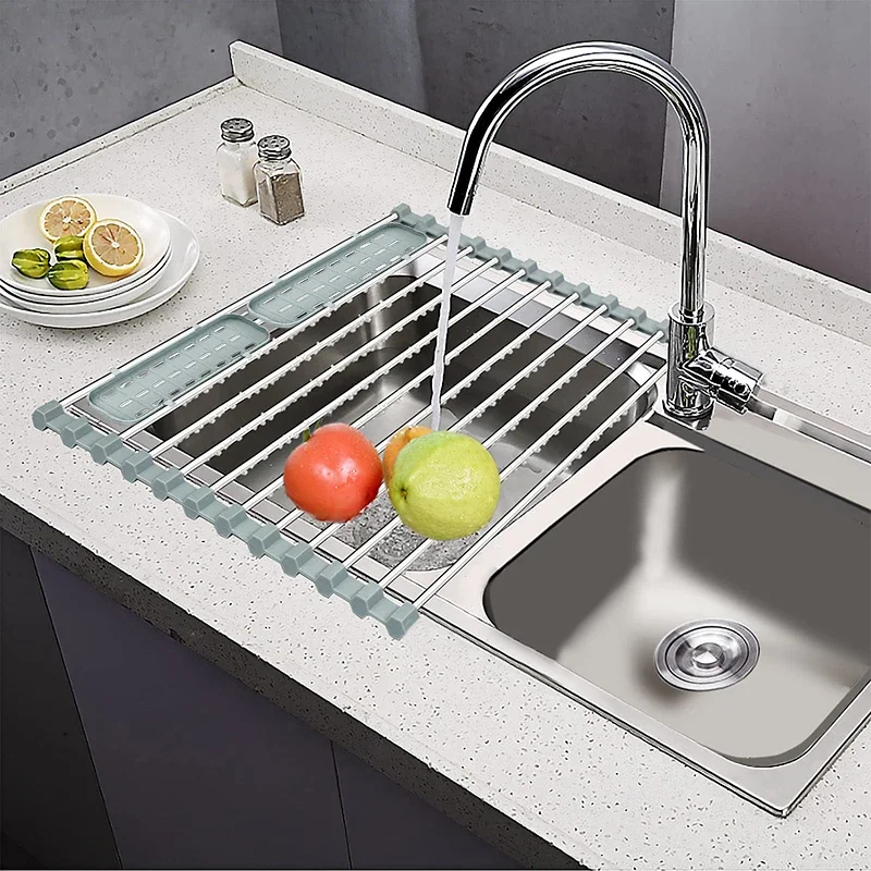 Foldable Stainless Steel Dish  - Server Rack Shelf recension och pris