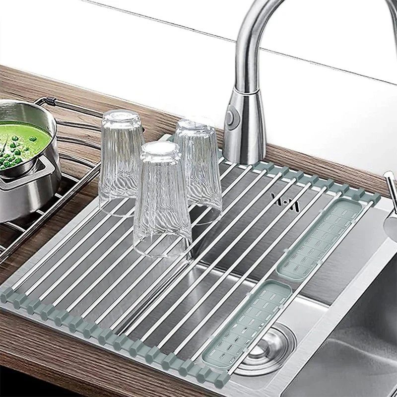 Foldable Stainless Steel Dish  - Server Rack Shelf recension och pris