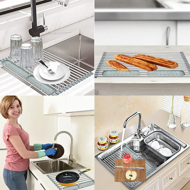 Foldable Stainless Steel Dish  - Server Rack Shelf recension och pris