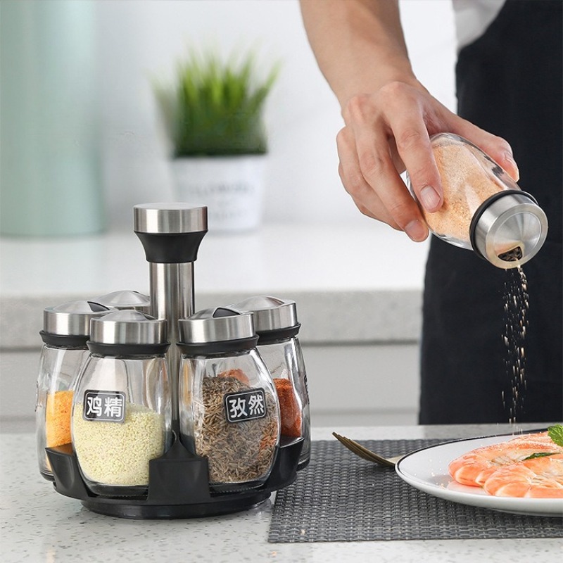 Revolving Spice Rack Organizer - Server Rack Shelf recension och pris