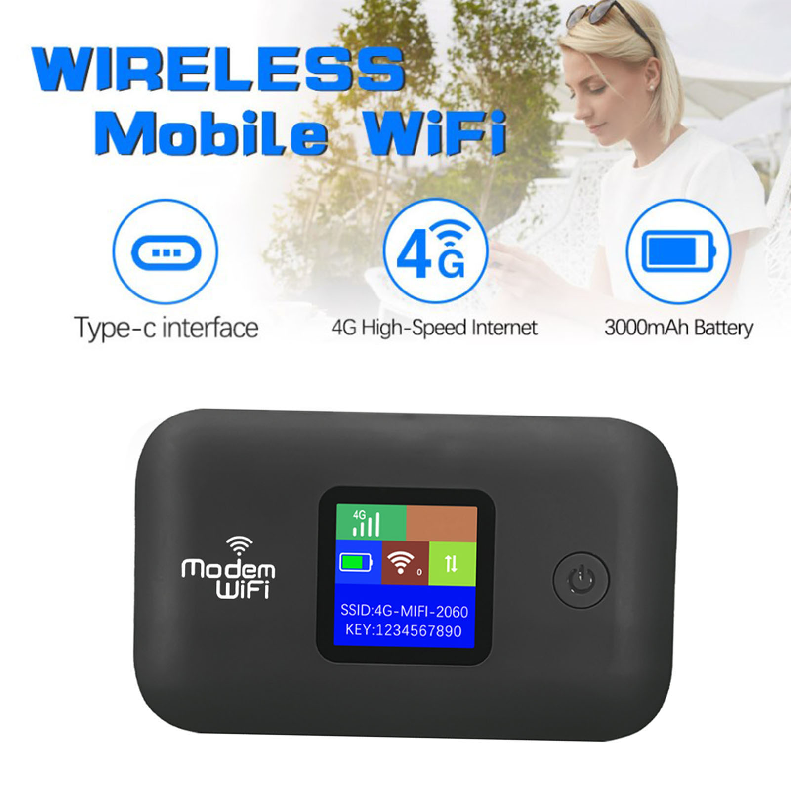 4G LTE Mobile Hotspot for Trav - 4G Lte Router Sim recension och pris