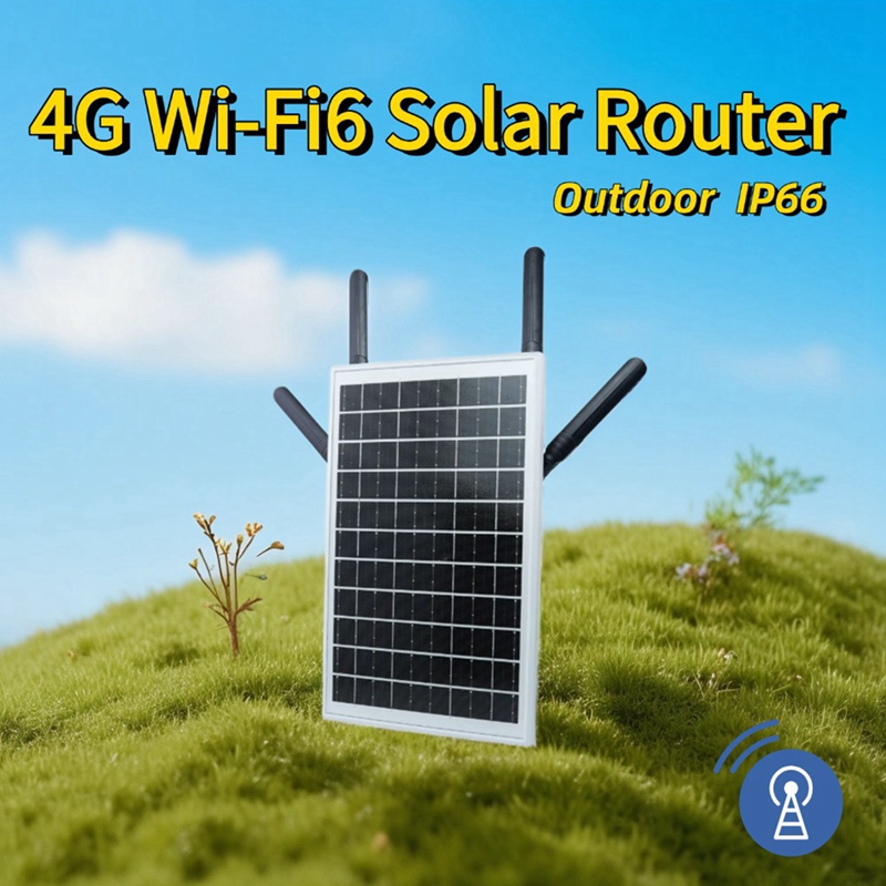 12W 18000mAh Solar Powered 4G  - 4G Lte Router Sim recension och pris