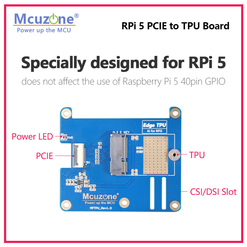 MPTPU Raspberry Pi 5 PCIE to T - Raspberry Pi Keyboard recension och pris