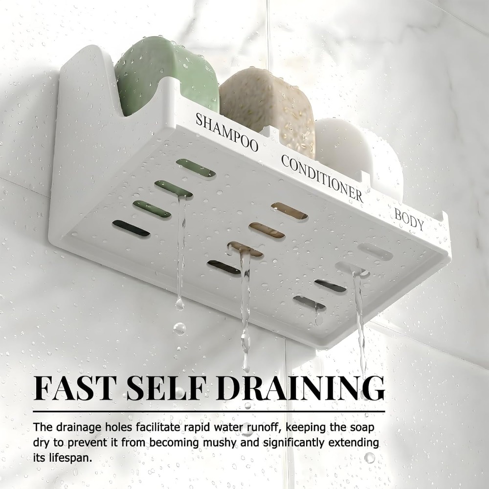 No Drill Self Draining Soap Di - Server Rack Shelf recension och pris