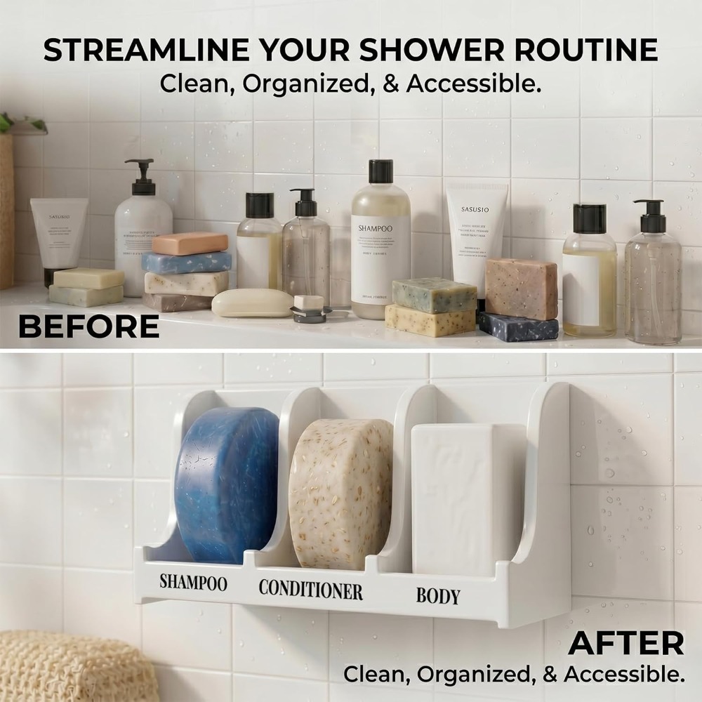 No Drill Self Draining Soap Di - Server Rack Shelf recension och pris