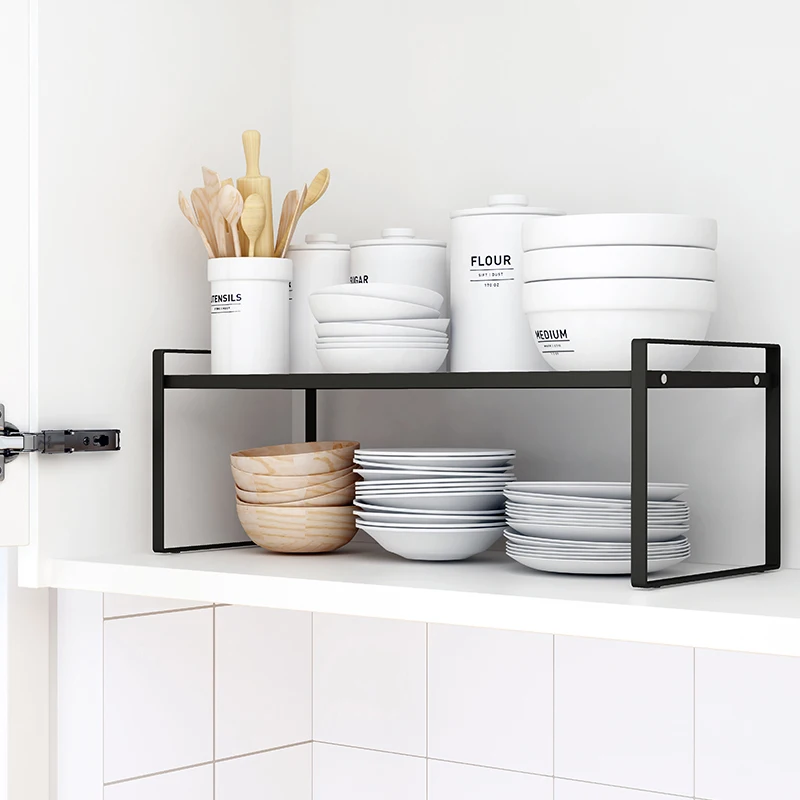 Steel Kitchen Dishes Bowl Stor - Server Rack Shelf recension och pris