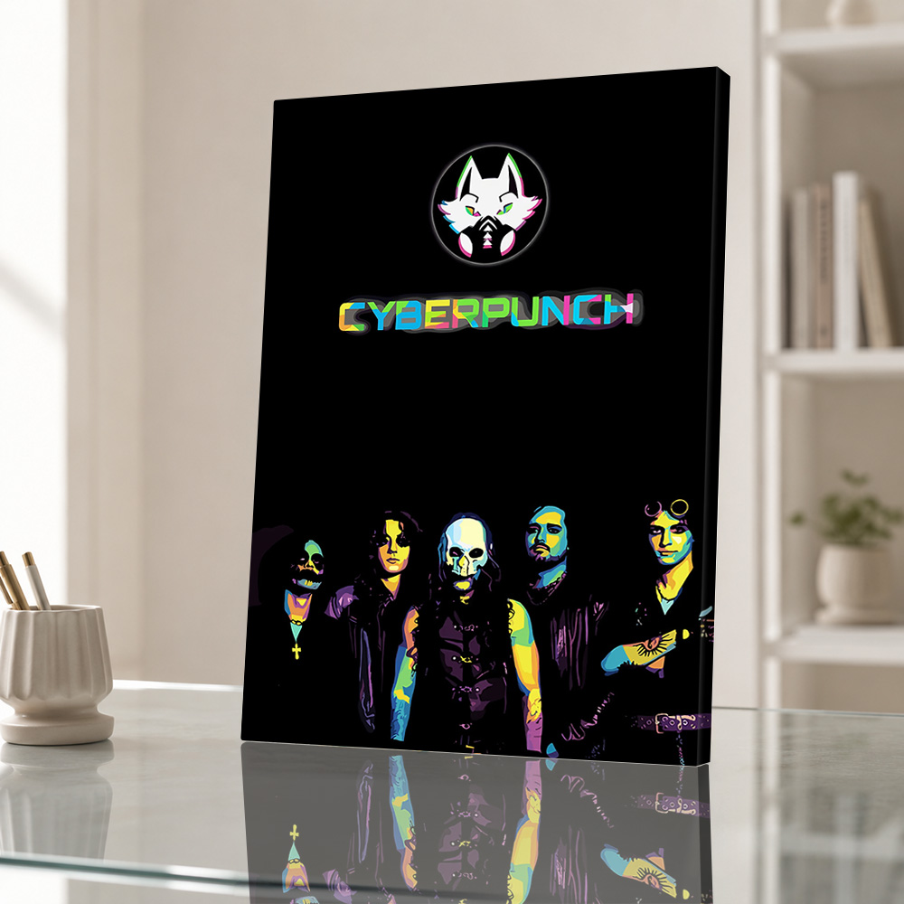 Cyberpunk Canvas Print Poster  - Office Technologies recension och pris