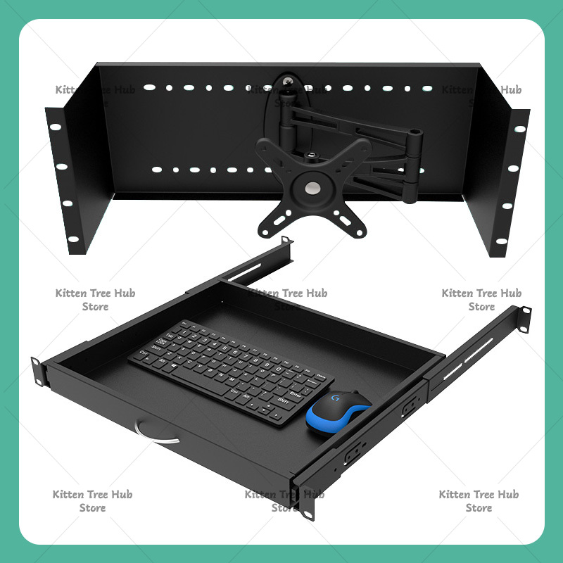 1U Drawer Keyboard Tray for Ne - Server Rack Shelf recension och pris