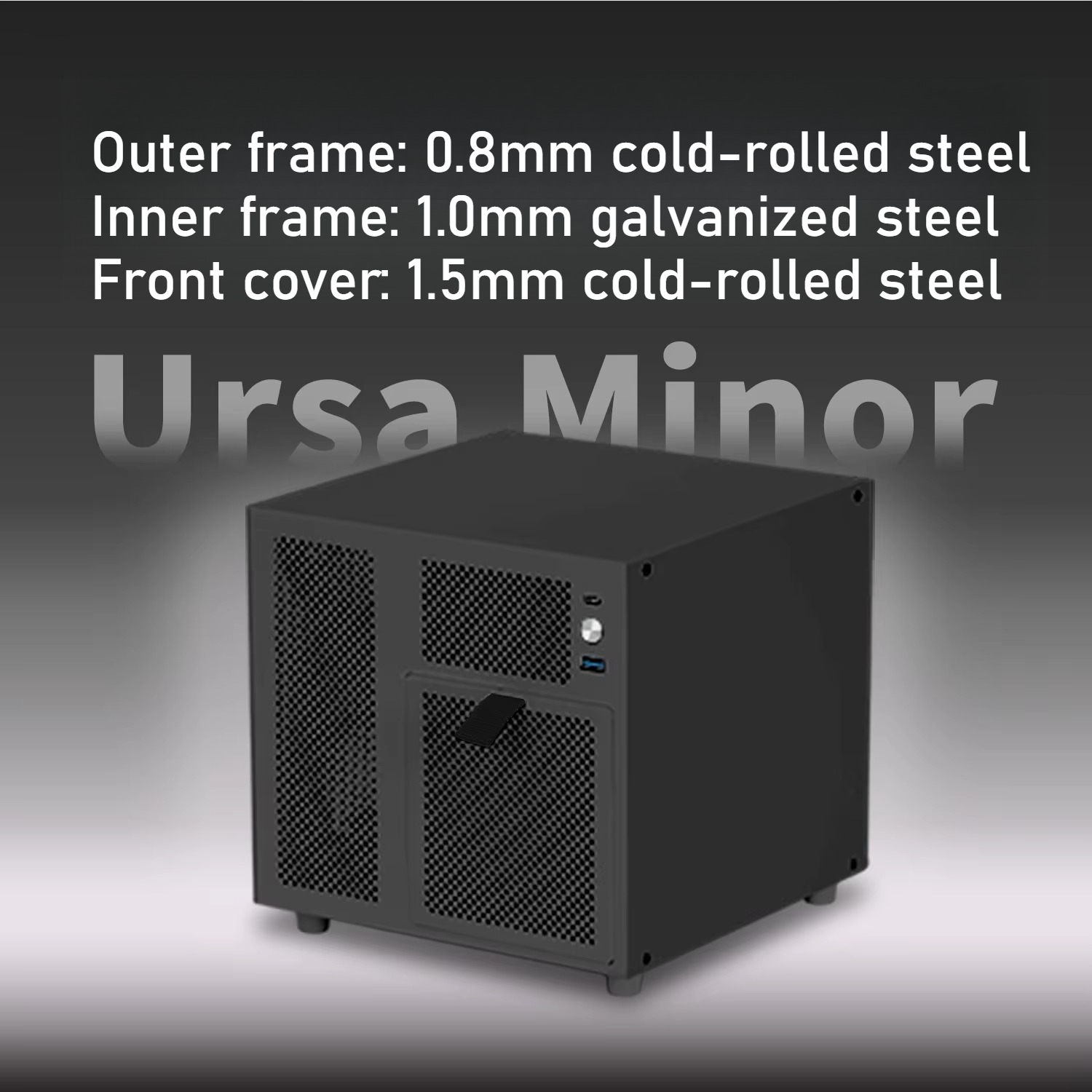 Ursa Minor 4-bay NAS Chassis C - Server Rack Shelf recension och pris