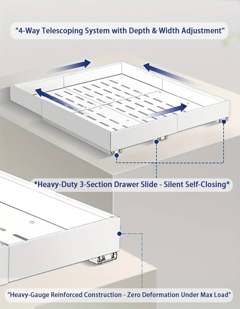 Pull Out Tray Organizer Kitche - Server Rack Shelf recension och pris